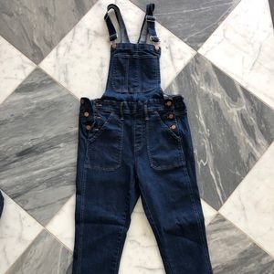 Madewell denim jean overall skinny leg medium